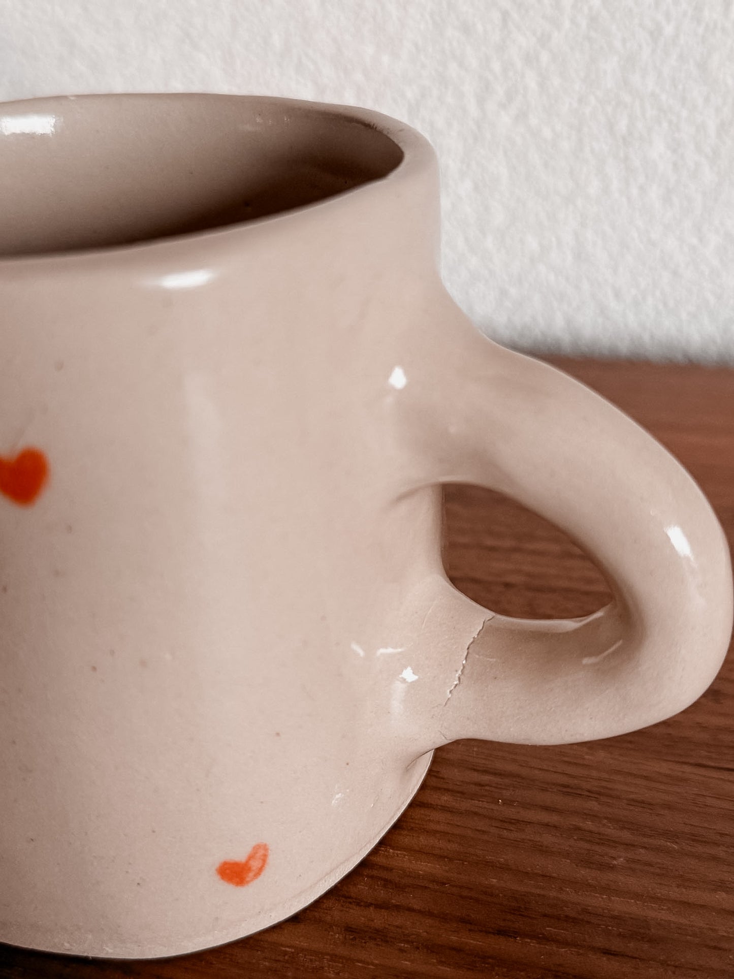 La tasse ♥ rouge imparfaite