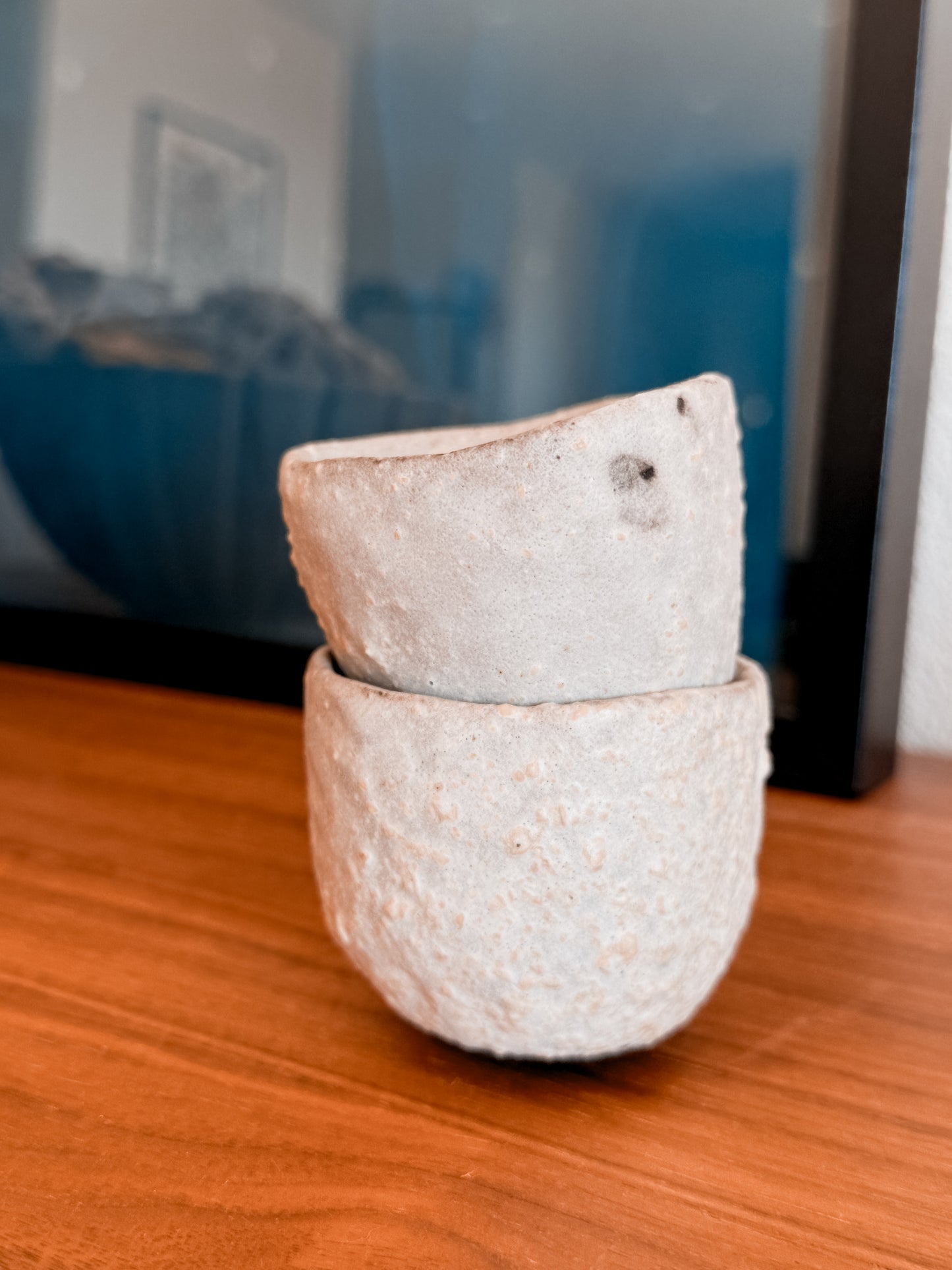 Les petites tasses rugueuses